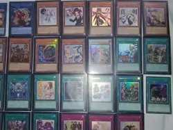 Yu-Gi-Oh rarity collection 5 variant art cards lot NM 27 total ultra rares - Image 1