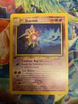 STARMIE 25/64 Neo Revelation 1st EDITION Rare Non Holo Pokemon Card - Image 1