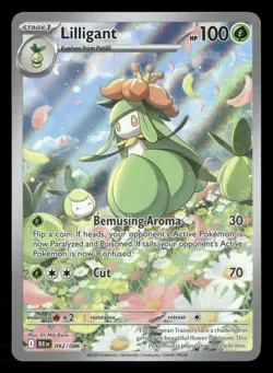Lilligant - 092/086 - Illustration Rare - Black Bolt - Pokemon Card - NM/M - Image 1