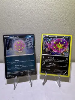 Pokemon TCG Spiritomb 2 Card Lot Regular,HoloFoil - Image 1
