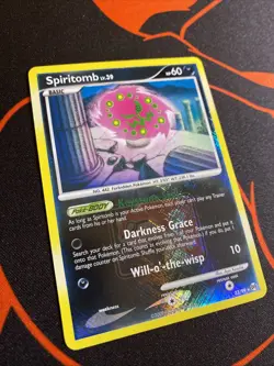 Spiritomb 32/99 Crosshatch Reverse Holo Pokemon League Promo Card NM - Image 2