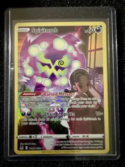 Pokemon TCG Spiritomb Lost Origin Holo Ultra Rare Card TG09/TG30 - Image 1