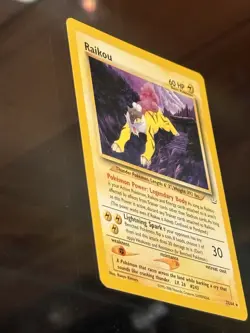 Raikou Pokemon Card 22/64 WOTC Neo Revelations Vintage Rare Original Non-holo - Image 2