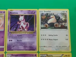 Pokemon TCG Collection Rare Lot of 6 Mixed Cards Lot Gengar, Mimikyu, Mew, ++ - Image 3