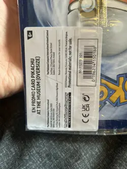 Pokemon TCG Promo Pikachu At The Museum Jumbo Card Sealed - Image 3