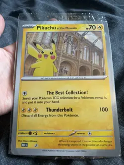 Pokemon TCG Promo Pikachu At The Museum Jumbo Card Sealed - Image 4