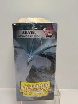 DRAGON SHEILD Art Card Sleeves Matte Silver, 100 Count New Sealed - Image 2