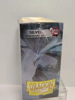 DRAGON SHEILD Art Card Sleeves Matte Silver, 100 Count New Sealed - Image 4