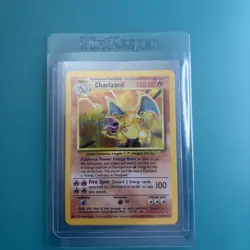 Pokemon TCG Charizard Base Set Holo Unlimited Rare Card 4/102 WOTC 1999 Mint - Image 1