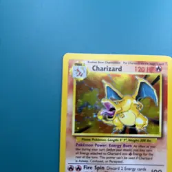 Pokemon TCG Charizard Base Set Holo Unlimited Rare Card 4/102 WOTC 1999 Mint - Image 5