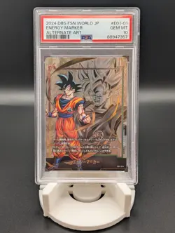 2024 DRAGON BALL SUPER CARD GAME FUSION WORLD JP 01 E01-01 ENERGY MARKER ALT ART - Image 1