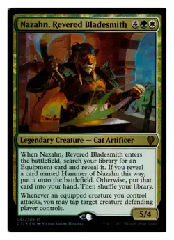 Nazahn, Revered Bladesmith 44 Mythic Commander 2017 NM - Image 1