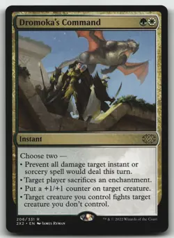 Dromoka's Command R Double Masters 2022 206 LP - Image 1
