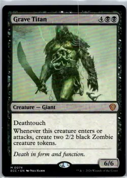 Grave Titan Commander: Lorwyn Eclipsed Regular - Image 1