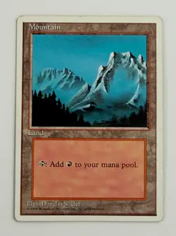 Mountain Land - {MTG} - Magic: The Gathering - [VG] - Image 1