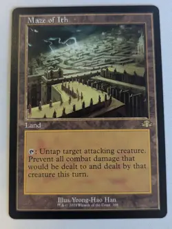 Maze of Ith (Retro Frame) 398 MTG Dominaria Remastered Magic English NM-Mint - Image 1