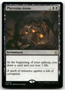 Phyrexian Arena #180 (NM) Foundations FDN Magic MTG - Image 1