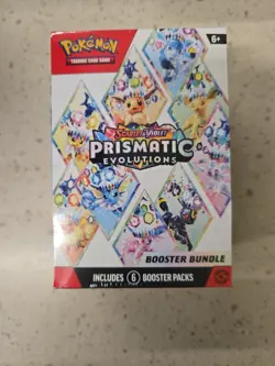 Pokemon TCG Scarlet & Violet Prismatic Evolutions Booster Bundle – Factory Seale - Image 1