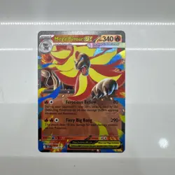 Mega Pyroar Ex 015/086 Chaos Rising Holo Double Rare Pokemon TCG NM - Image 1