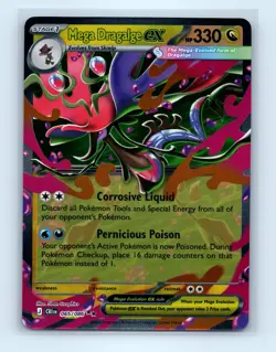 Pokemon tcg ME04: Chaos Rising Mega Dragalge ex Near Mint or Better - Image 1