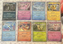 Prismatic Evolutions 8 Cosmos Promo Cards Costco Mini Tin Promos - Image 1