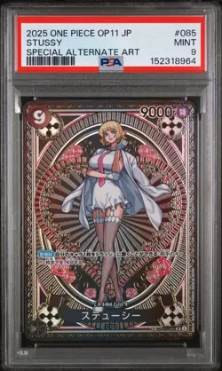 Stussy 085 Special Alternate Art One Piece Op11 One Piece Japanese PSA 9 - Image 1