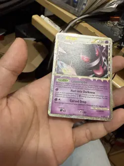 Pokemon Gengar PRIME 94/102 Triumphant Holo RARE - Image 2