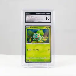 Pokemon Bulbasuar Cosmos Holo #46 Pokemon 151 2023 - CGC 10 Gem Mint - Image 1
