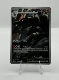 Houndoom 066/064 Illustration Rare Shrouded Fable Pokemon Near Mint - Image 1