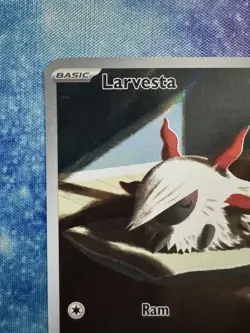 Larvesta Surging Sparks 196/191 Full Art Illustration Rare Pokemon NM - Image 2
