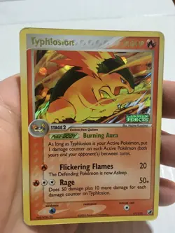 Pokemon TCG: 2005 Typhlosion 17/115 Holo Stamped Unseen Forces Rare Pokemon Card - Image 1