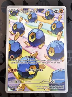 Pokemon TCG Roggenrola 127/086 Illustration Rare White Flare Full Art - Image 1