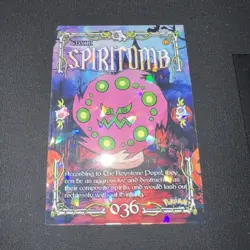 PRISMA Pokemon Spiritomb Trick or Trade 036 Holo English 2024 - Image 1