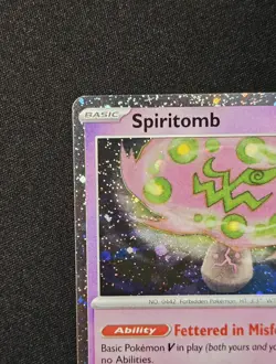 Spiritomb 089/193 Cosmos Holo Rare Pokemon Play! Prize Pack Series 4 TCG - Image 3