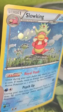 Pokemon TCG - Slowking 21/122 - XY Breakpoint Alternate Art Cosmos Holo - NM - Image 2