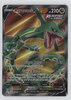 Full Art - Rayquaza V Pokemon Sword & Shield Evolving Skies #193 - Image 1