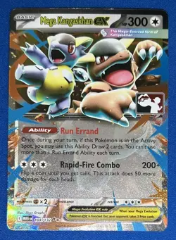 Pokemon Mega Kangaskhan ex 104/132 - Prize Pack Series 8 Stamped Double Rare - Image 1