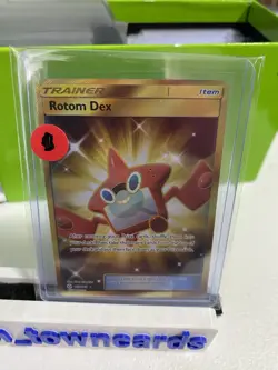 Rotom Dex (Secret) 159/149 SR SM Base Set Pokemon 2017 EN NM - Image 1