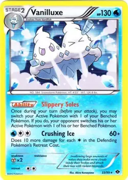 Pokemon - Vanilluxe - 33/99 - Holo Rare - BW - Next Destinies - NM - Image 1