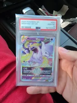 Mewtwo Vstar 031 Go Pokemon PSA 10 - Image 1