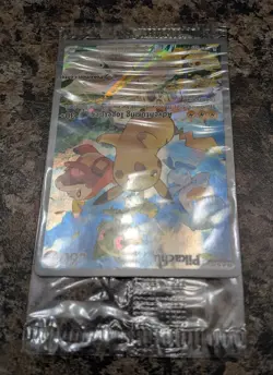 Pokemon TCG Scarlet & Violet Pikachu Promo SVP 027 Sealed Pokemon Center Stamp - Image 4