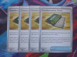 4x Transformation Tome 083/086 Chaos Rising - Pokemon TCG - Playset - Image 1
