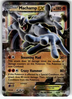 Machamp EX 37/98 Holo EX Rare Ancient Origins Pokemon Lightly Played - Image 1