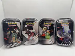 (4) Pokemon Black Bolt & White Flare Unova Mini Tin Sealed Tins. SHIPS FAST ✅ - Image 1