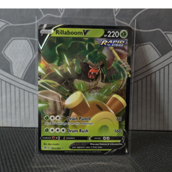 Pokemon TCG Rillaboom V Holo Rapid Strike 022/264 SWSH08 English NM/M - Image 1