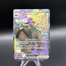 Arven’s Mabosstiff ex 218/182 Destined Rivals Full Art Ultra Rare Pokemon - Image 1