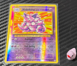 Pokemon Evolutions - Nidoking 45/108 Reverse Holo Rare - Image 1