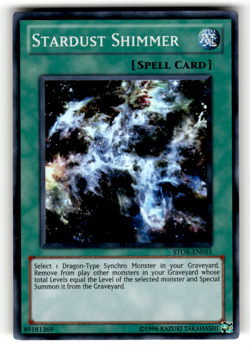 Stardust Shimmer STOR-EN055 Unlimited Super Rare Storm of Ragnarok - Image 1
