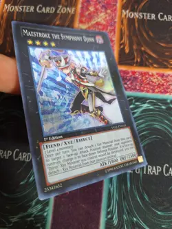 Yu-Gi-Oh! Maestroke the Symphony Djinn YS12-EN043 Super Rare 1st Edition NM a1/ - Image 2