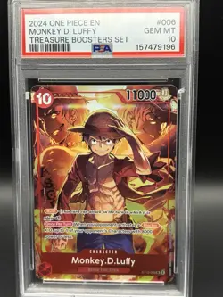 2024 One Piece Monkey.D.Luffy Treasure Boosters Set ST1-006 - Image 1